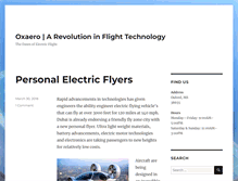 Tablet Screenshot of oxaero.com